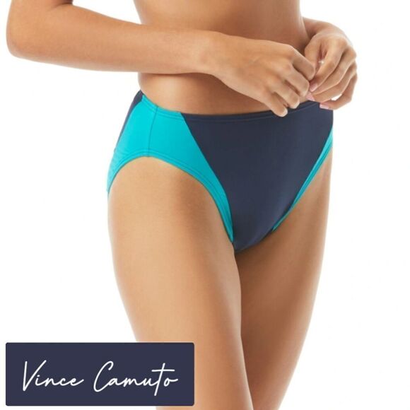 Vince Camuto Colorblock Cruise Bikini Bottom - Picture 2 of 3